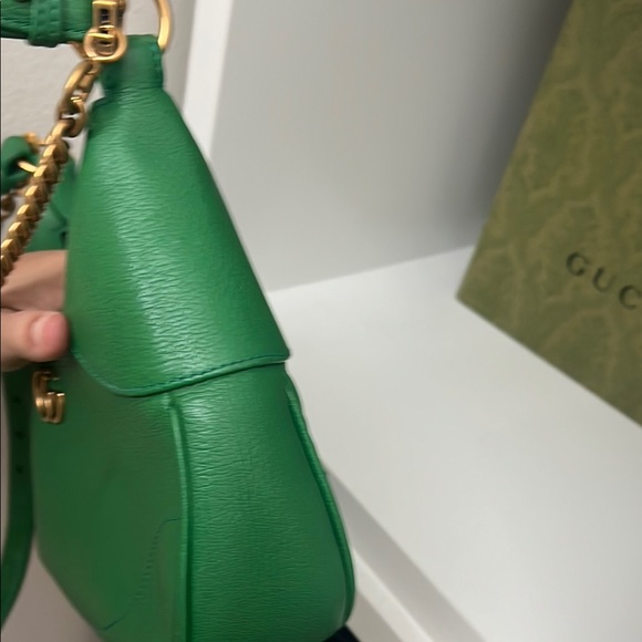 Gucci Green Leather Women's Bag - Picture 8 of 9